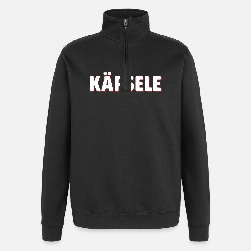 Käplsele - Quarter-Zip Sweatshirt - black