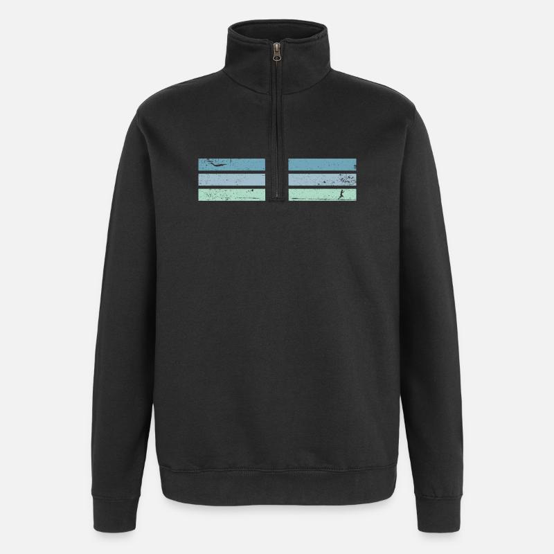 Triathlon - Quarter-Zip Sweatshirt - black