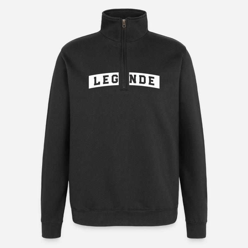 legende - Quarter-Zip-Sweatshirt - Schwarz