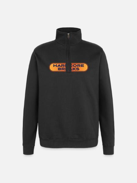 Hardcore Breaks Breakbeat - Sweat à zip 1/4 - noir