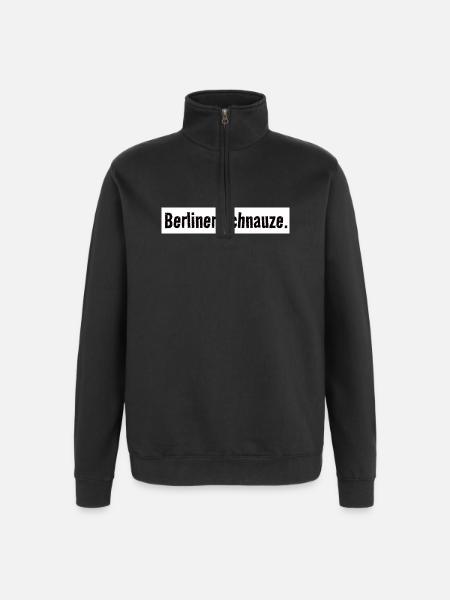 Berlin Snout Shirt Simple Capital - Quarter-Zip Sweatshirt - black