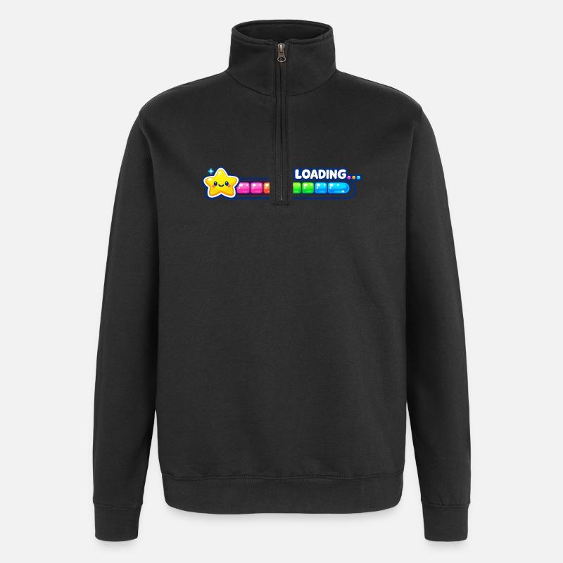 Loading Gamer Level - Quarter-Zip Sweatshirt - black
