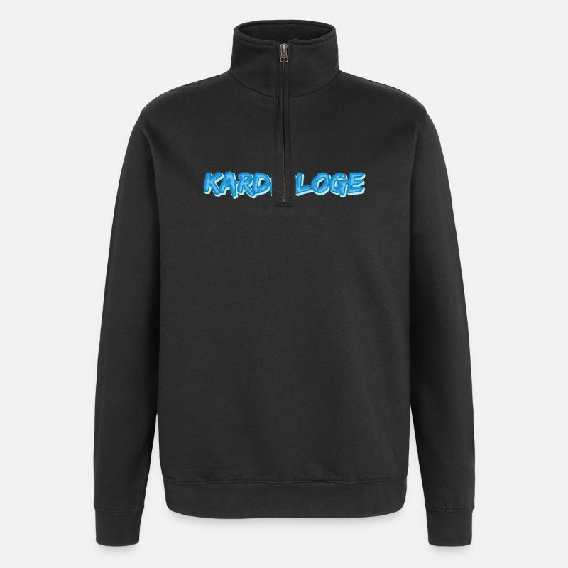Cardiologue en tant que comique - Sweat à zip 1/4 - noir
