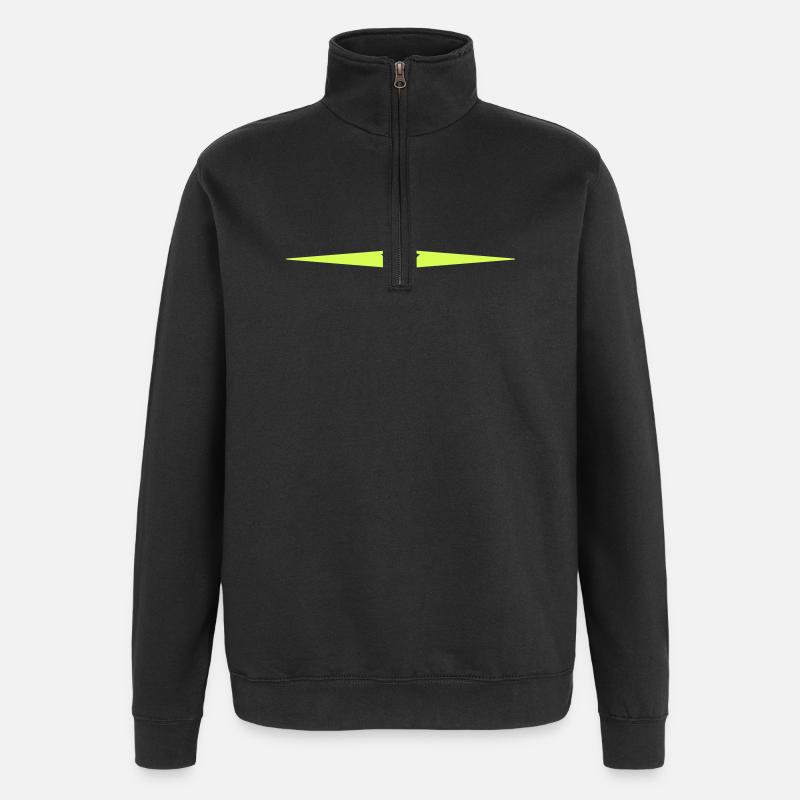 étourneau - Sweat à zip 1/4 - noir