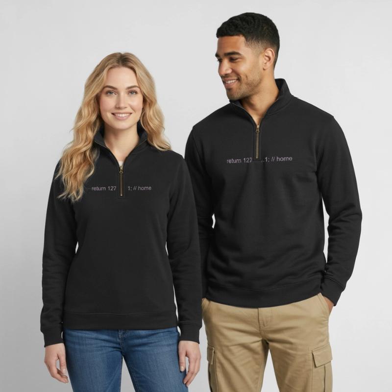 Quarter-Zip-Sweatshirt