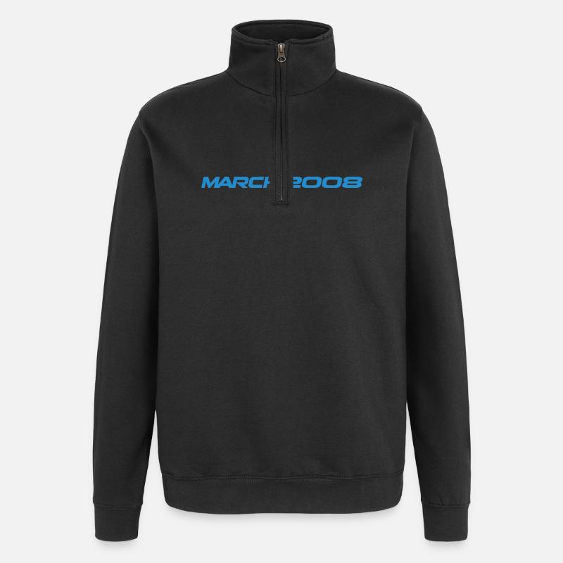 18 anniversaire mars 2008 - Sweat à zip 1/4 - noir