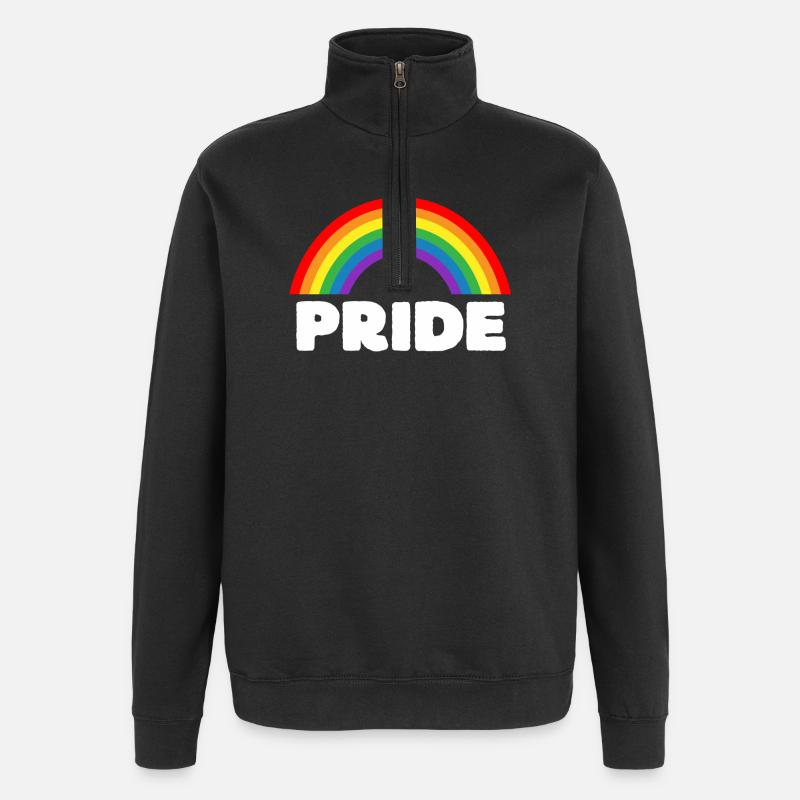 Pride - Quarter-Zip Sweatshirt - black