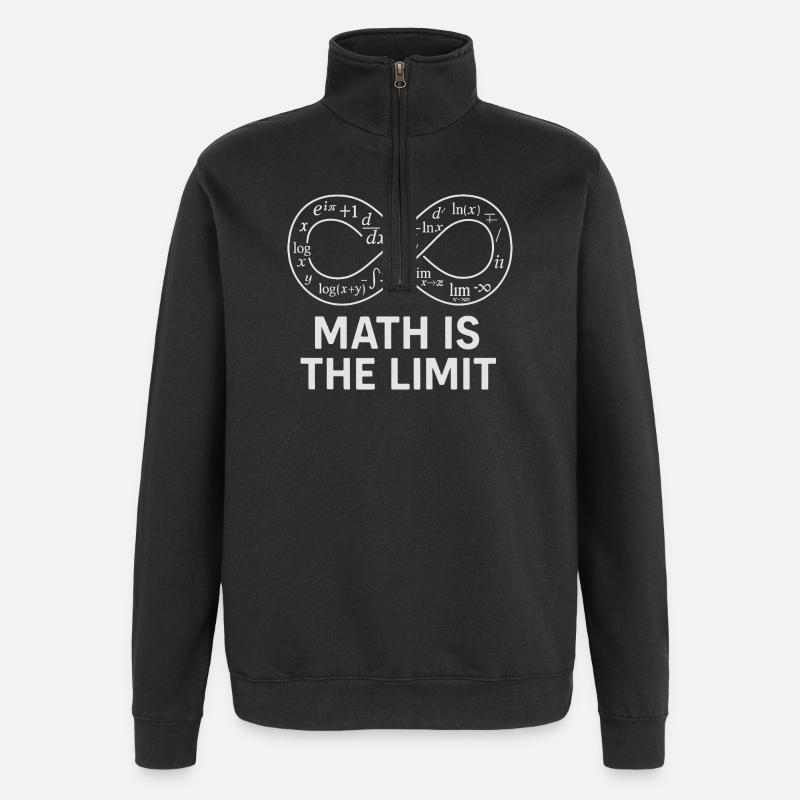 Infinite Math Inspiration - Quarter-Zip Sweatshirt - black