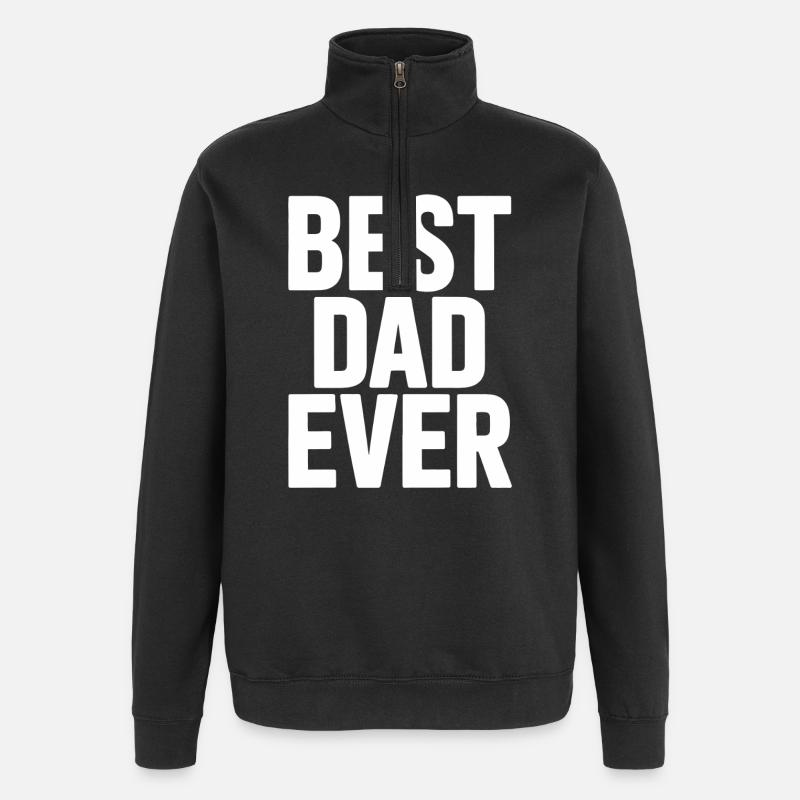 Bester Vater aller Zeiten - Quarter-Zip-Sweatshirt - Schwarz