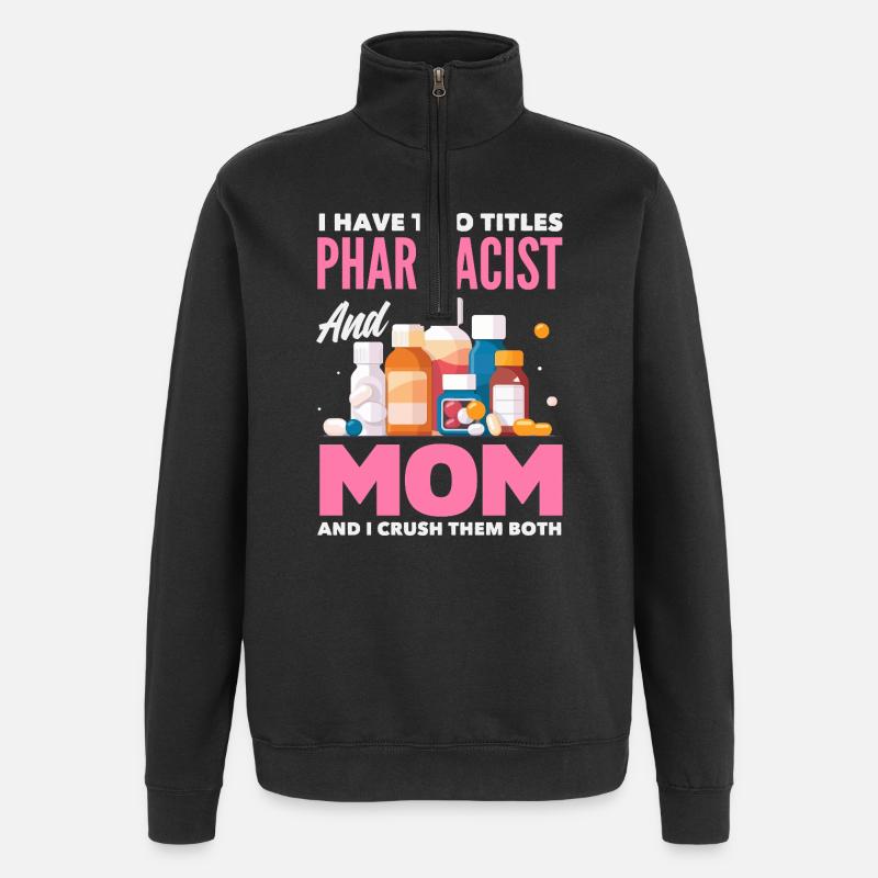 Pharmacist Pharmaceutical Technical - Quarter-Zip Sweatshirt - black