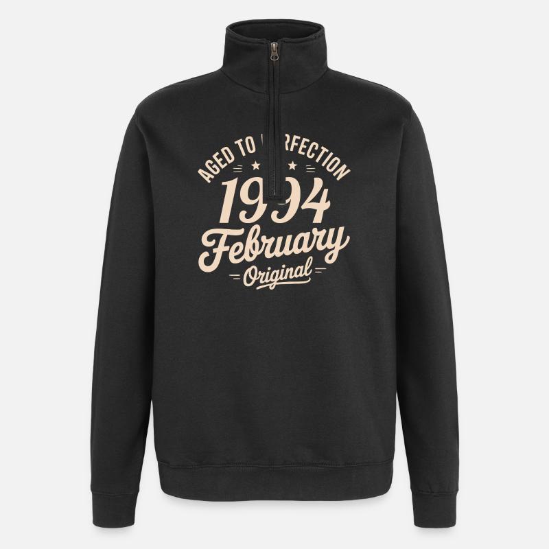 Février 1994 - February 1994 - Quarter-Zip Sweatshirt - black
