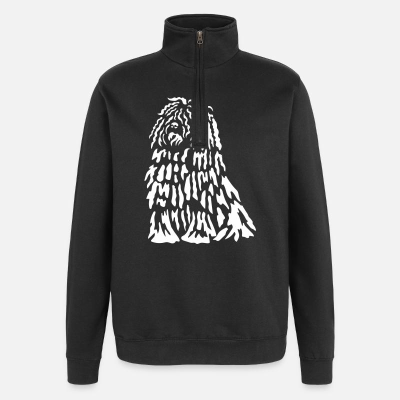 Puli « Édition Noire » - Sweat à zip 1/4 - noir