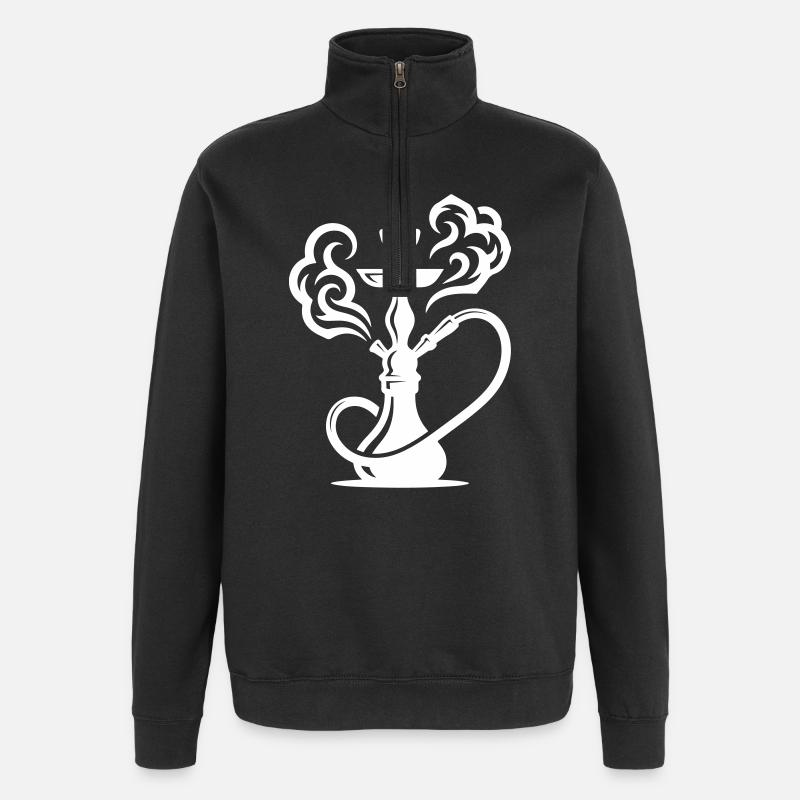 Shisha - Quarter-Zip-Sweatshirt - Schwarz