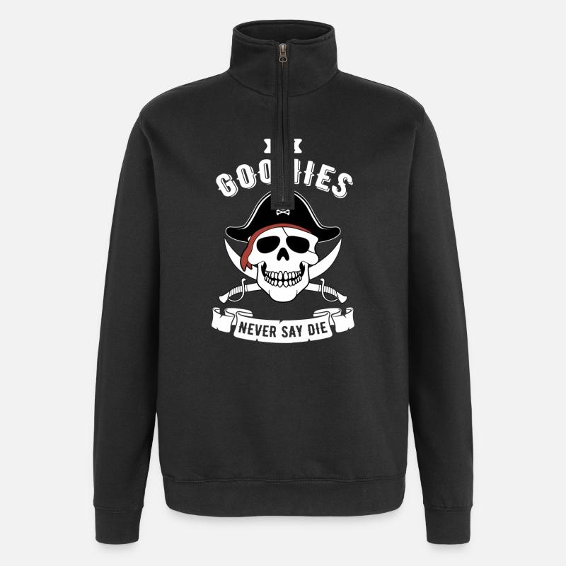 The Goonies Never Say Die - Quarter-Zip Sweatshirt - black