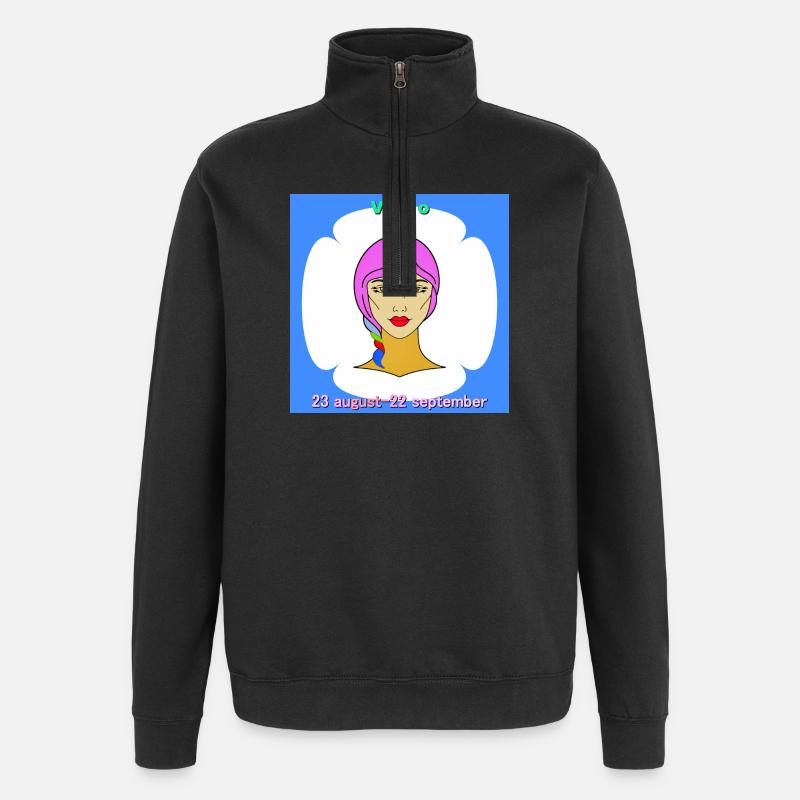 rater - Sweat à zip 1/4 - noir