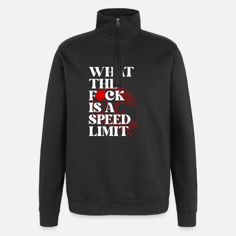 Voiture - Sweat à zip 1/4 - noir