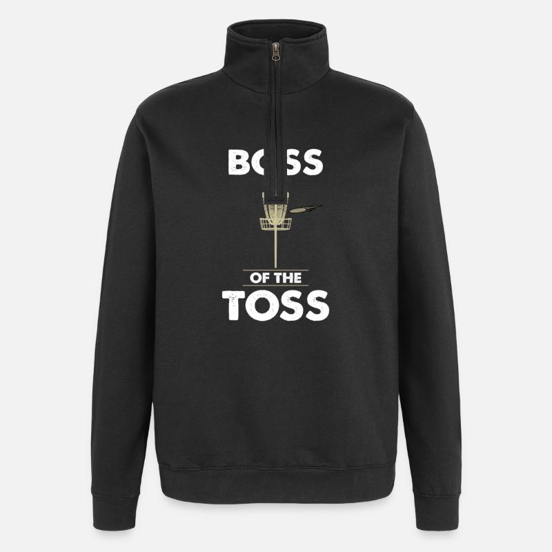 Disc Golf - Quarter-Zip Sweatshirt - black