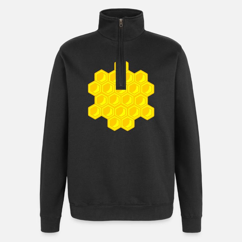 Rayon de miel - Sweat à zip 1/4 - noir