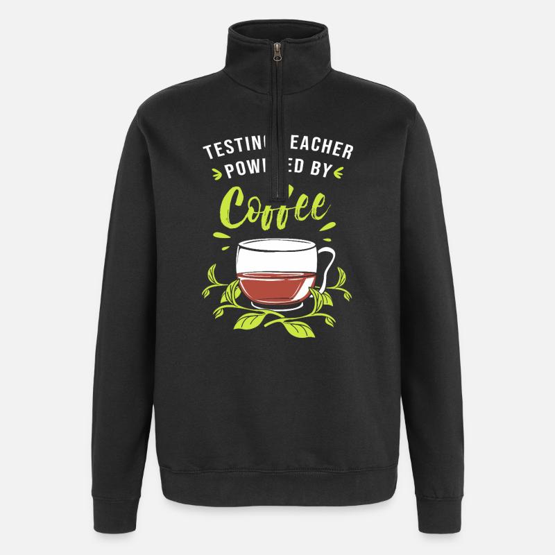 Examen d’enseignant - Sweat à zip 1/4 - noir