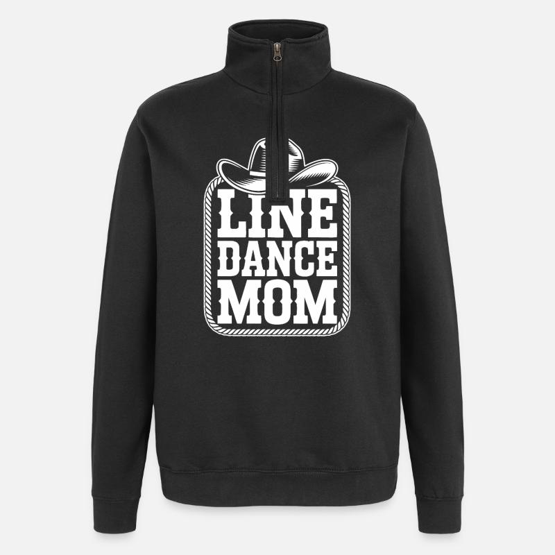 Maman de danse occidentale - Sweat à zip 1/4 - noir