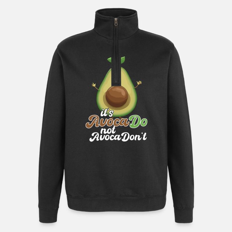 Avocat Drôle d’optimisme positif Cadeau - Sweat à zip 1/4 - noir