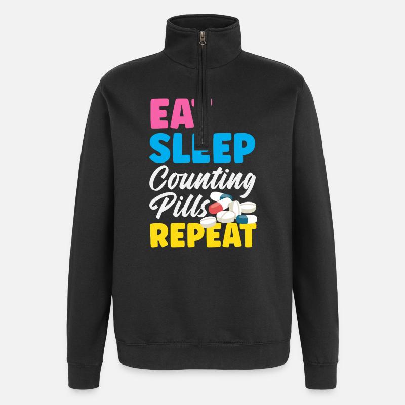 Pharmacist Pharmaceutical Technical - Quarter-Zip Sweatshirt - black