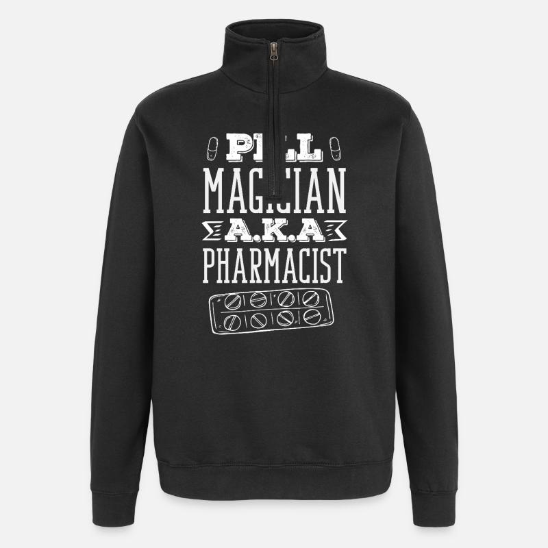 Apotheker Pharmazeutisch-technischer - Quarter-Zip-Sweatshirt - Schwarz