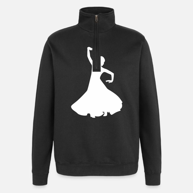 Danser - Sweat à zip 1/4 - noir