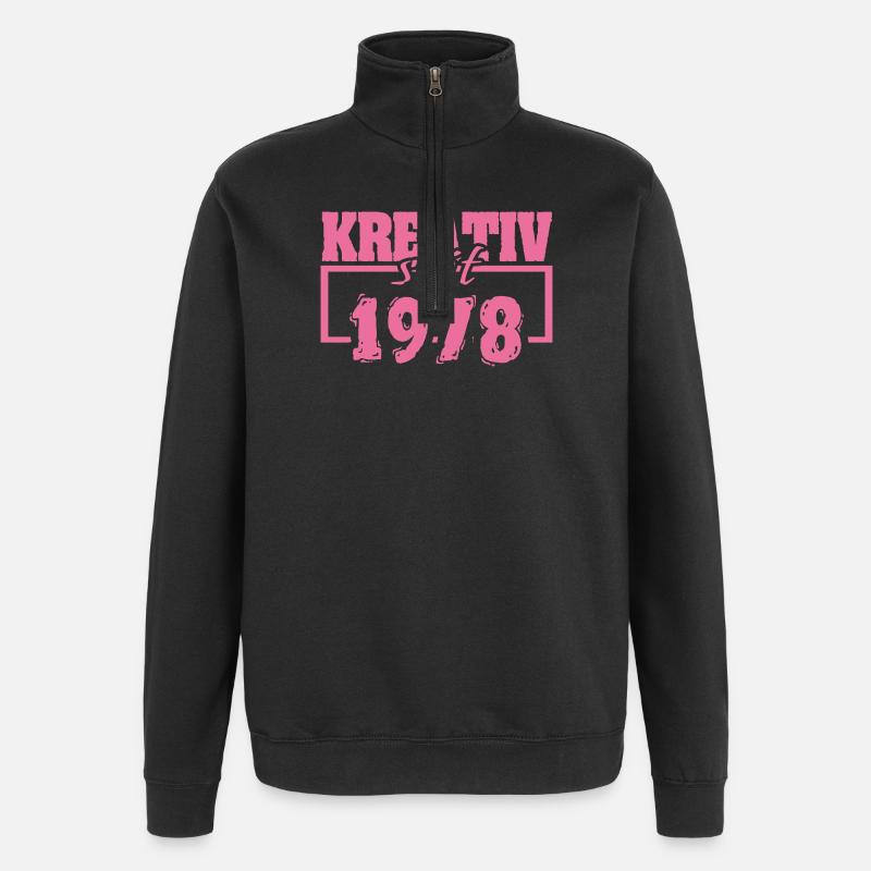 Painter 1978 - Quarter-Zip Sweatshirt - black
