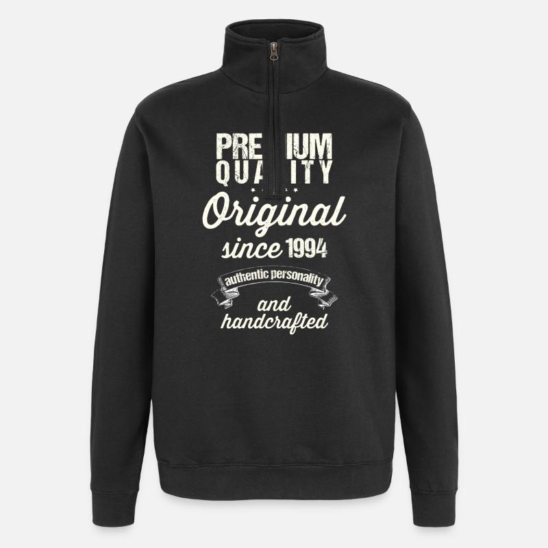 Jahr 1994 - Quarter-Zip-Sweatshirt - Schwarz