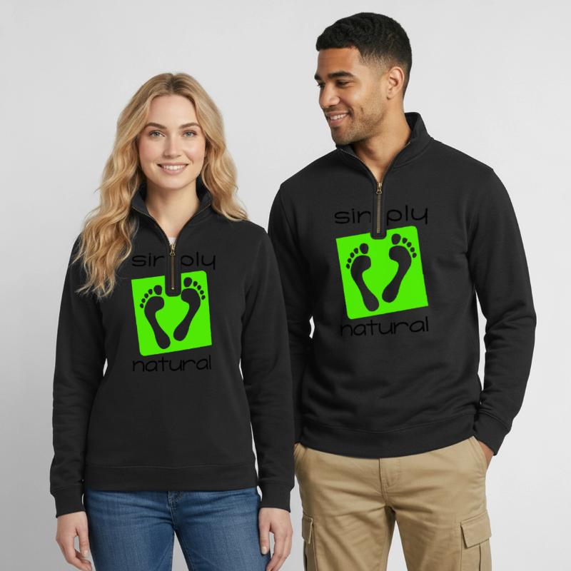 Simplement pieds nus | simplement pieds nus tout simplement naturel 2C Sweat à zip 1/4
