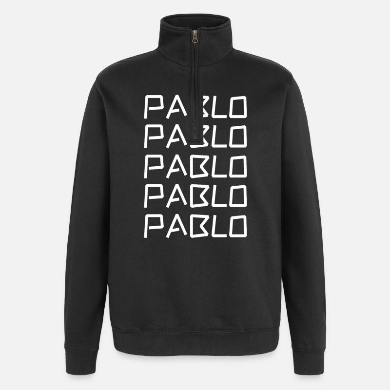 JGA Pablo - Quarter-Zip-Sweatshirt - Schwarz