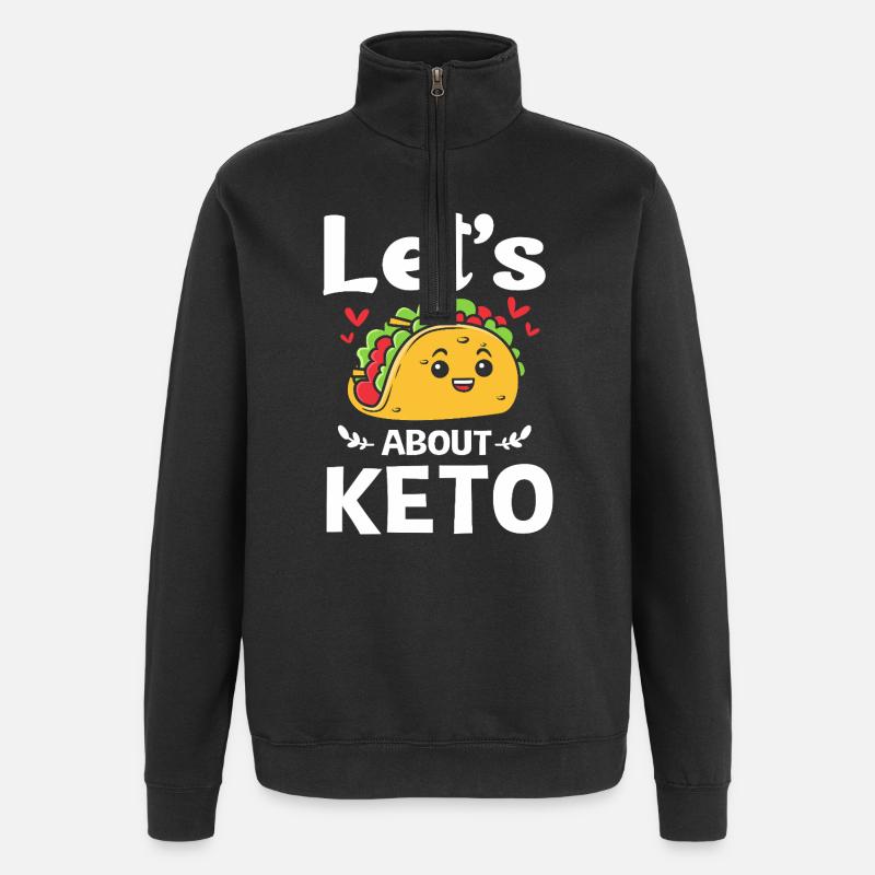 Keto - Quarter-Zip Sweatshirt - black