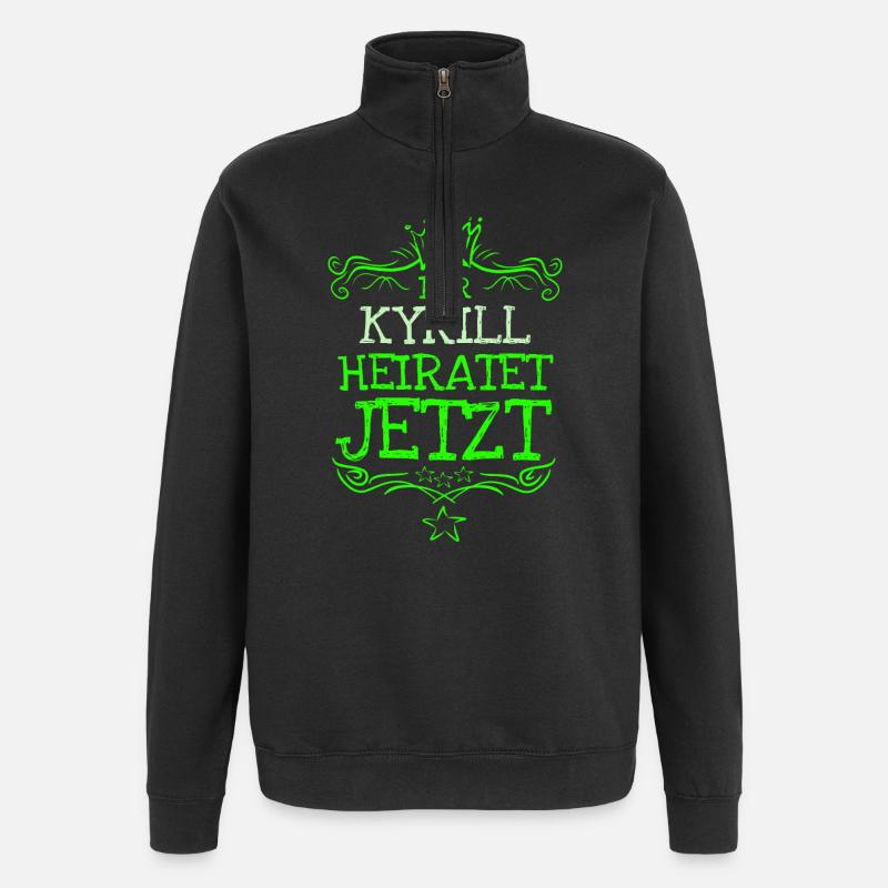 Kyrill - Quarter-Zip-Sweatshirt - Schwarz