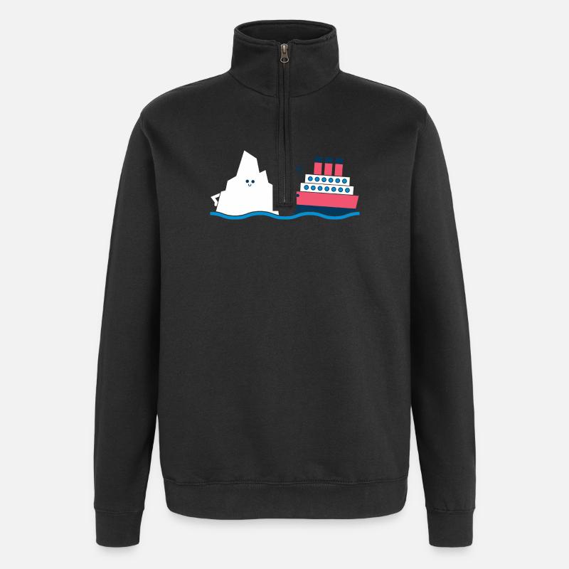 Boop t-shirt - Quarter-Zip Sweatshirt - black