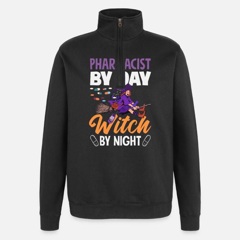 Pharmacist Pharmaceutical Technical - Quarter-Zip Sweatshirt - black