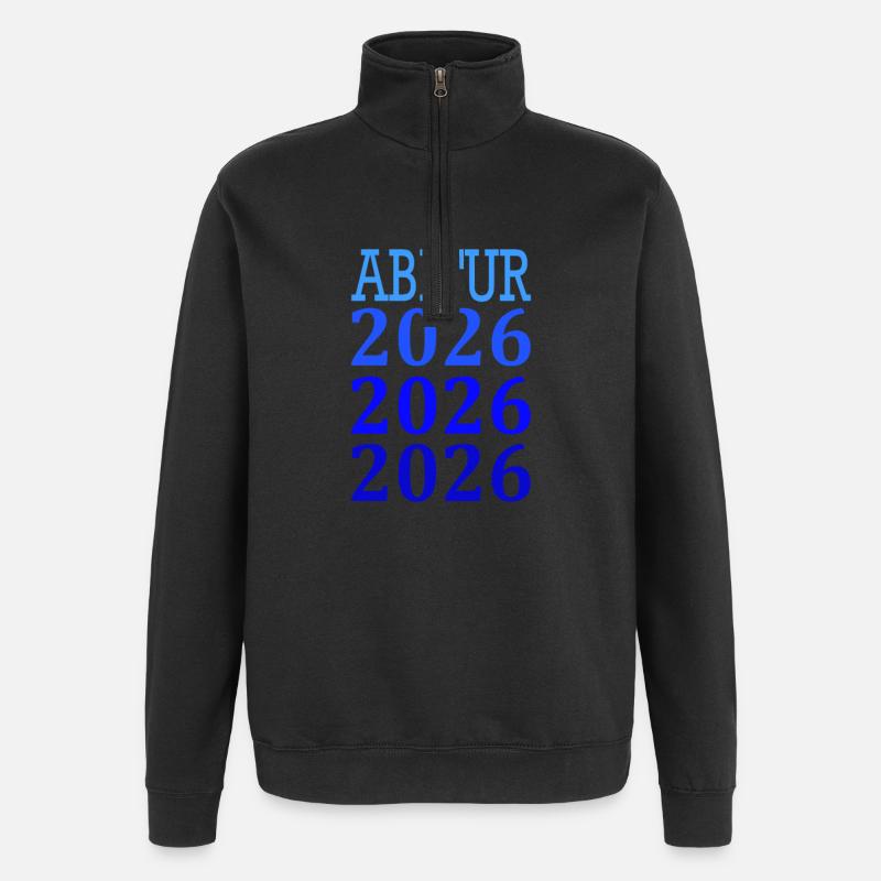 Abitur 2026 - Quarter-Zip-Sweatshirt - Schwarz
