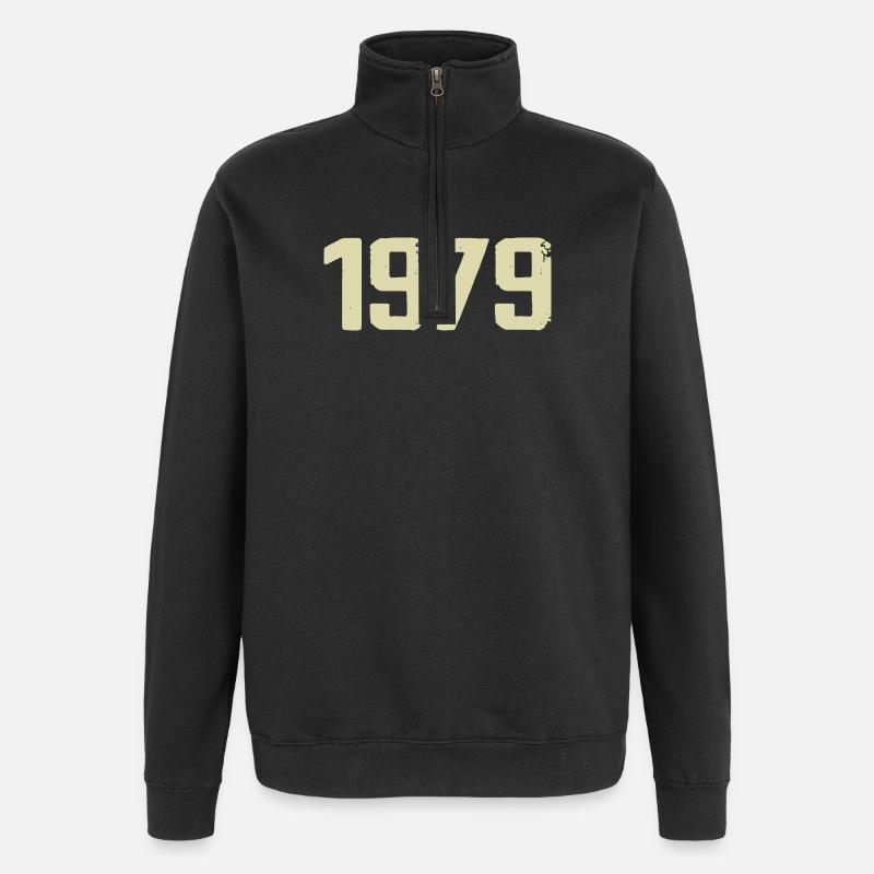 Jubiläum 1979 - Quarter-Zip-Sweatshirt - Schwarz