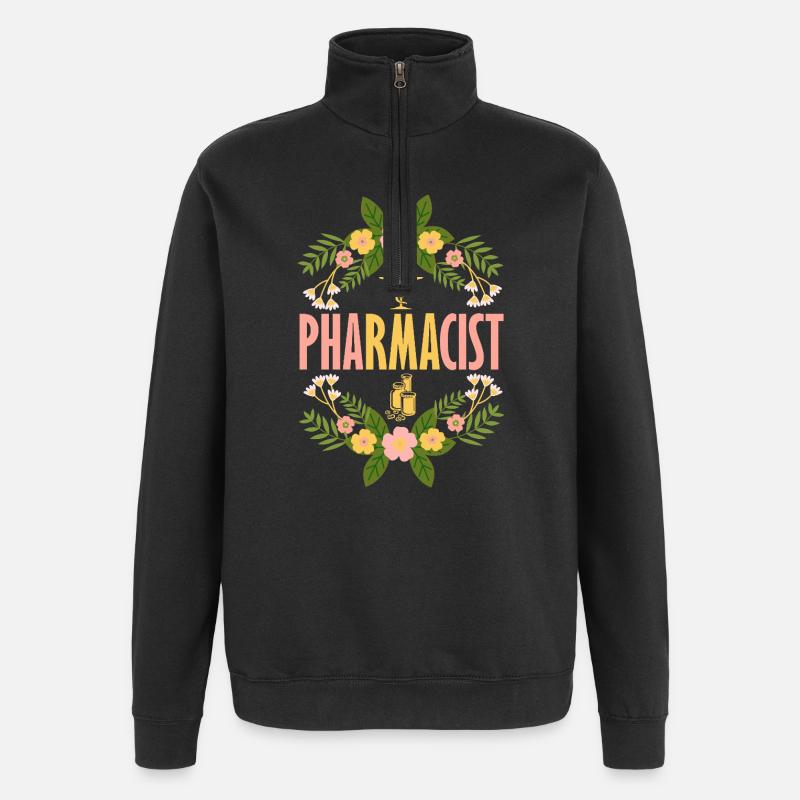 Pharmacist Pharmaceutical Technical - Quarter-Zip Sweatshirt - black