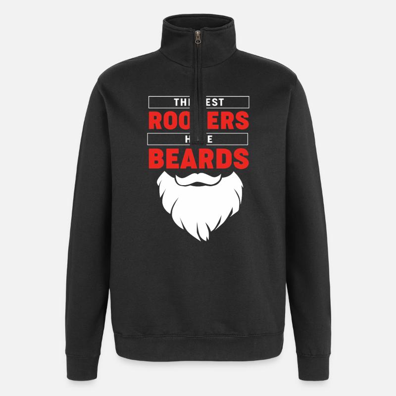 Déclaration métier d’artisan couvreur - Sweat à zip 1/4 - noir