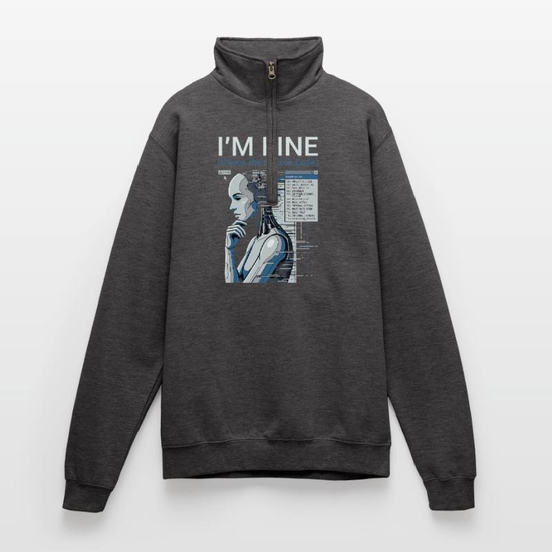 Check The Source Code Quarter-Zip-Sweatshirt