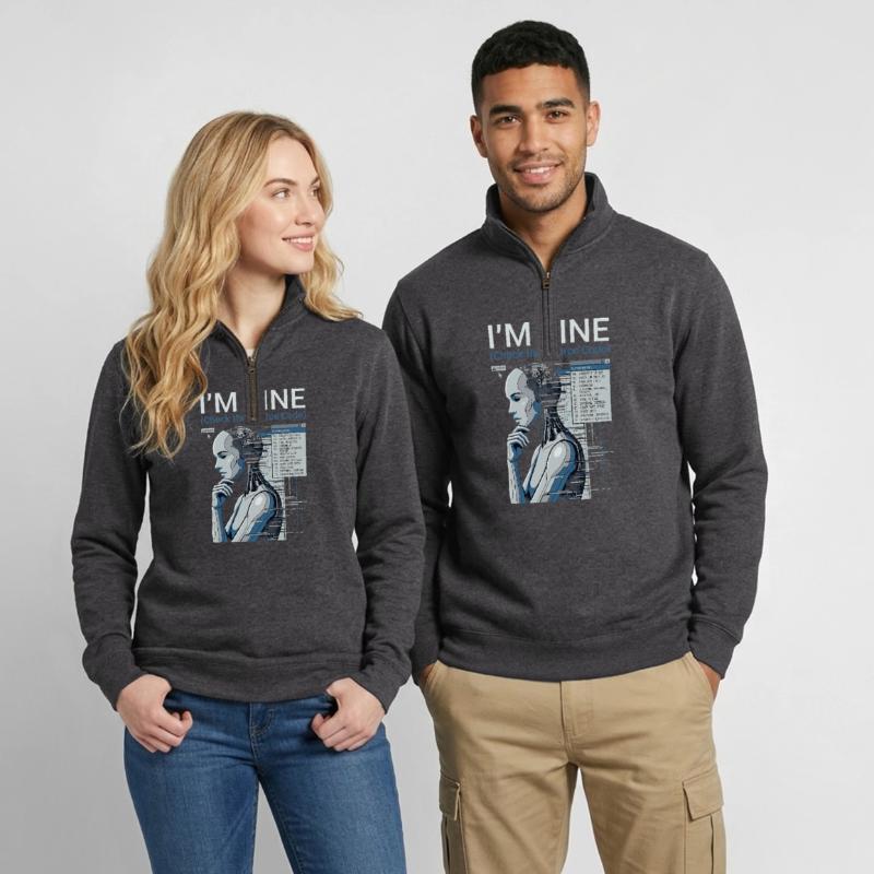 Check The Source Code Quarter-Zip-Sweatshirt