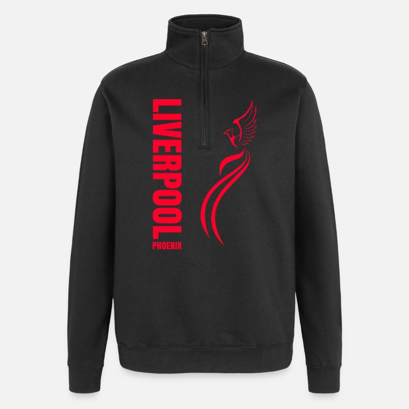 LIVERPOOL PHOENIX - Quarter-Zip Sweatshirt - black