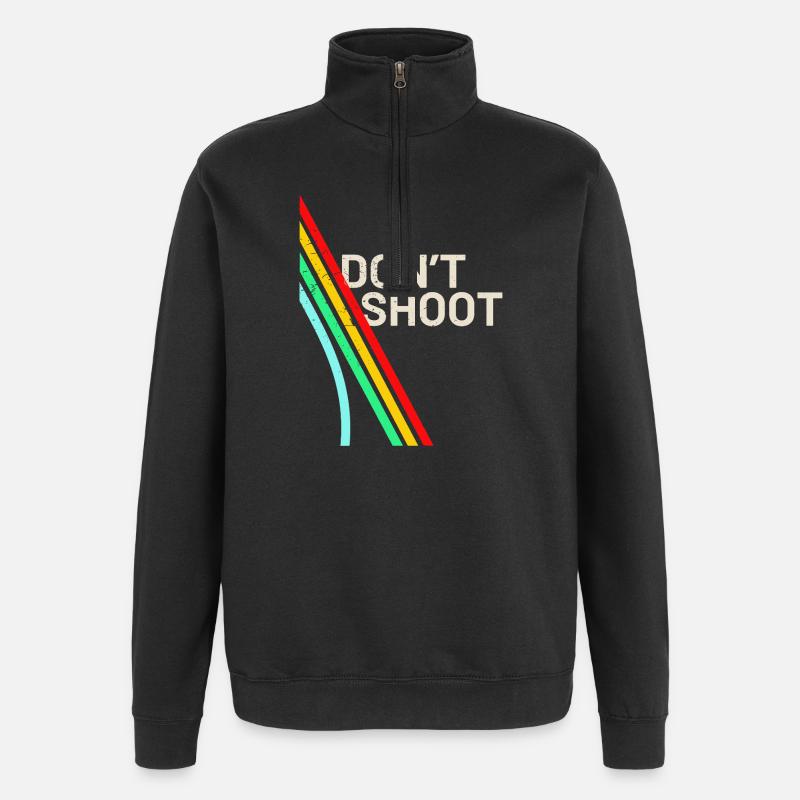 Arc Raiders - Ne Tirez Pas - Sweat à zip 1/4 - noir