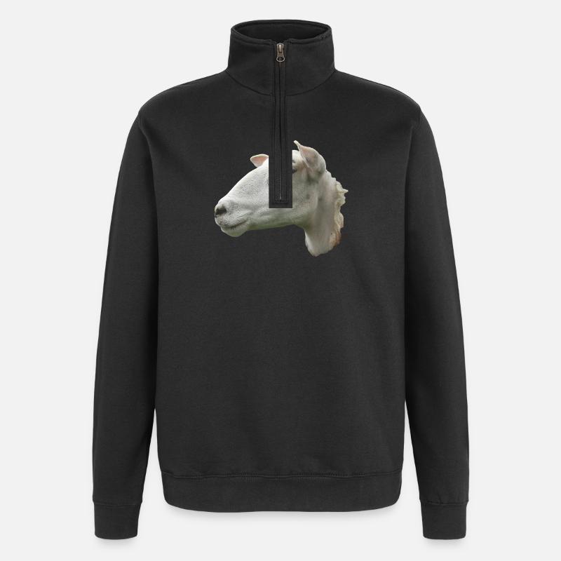 Schafkopf - Quarter-Zip Sweatshirt - black