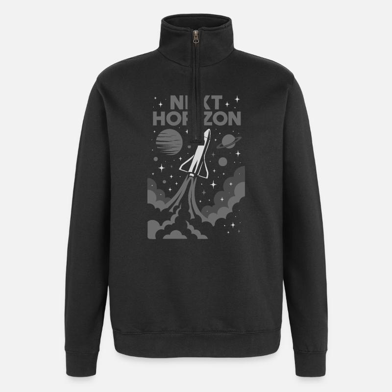 Next Horizon Rocket Expedition - Quarter-Zip Sweatshirt - black