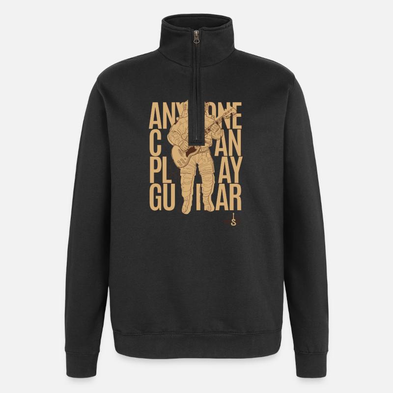 Make Music Astro - Quarter-Zip Sweatshirt - black