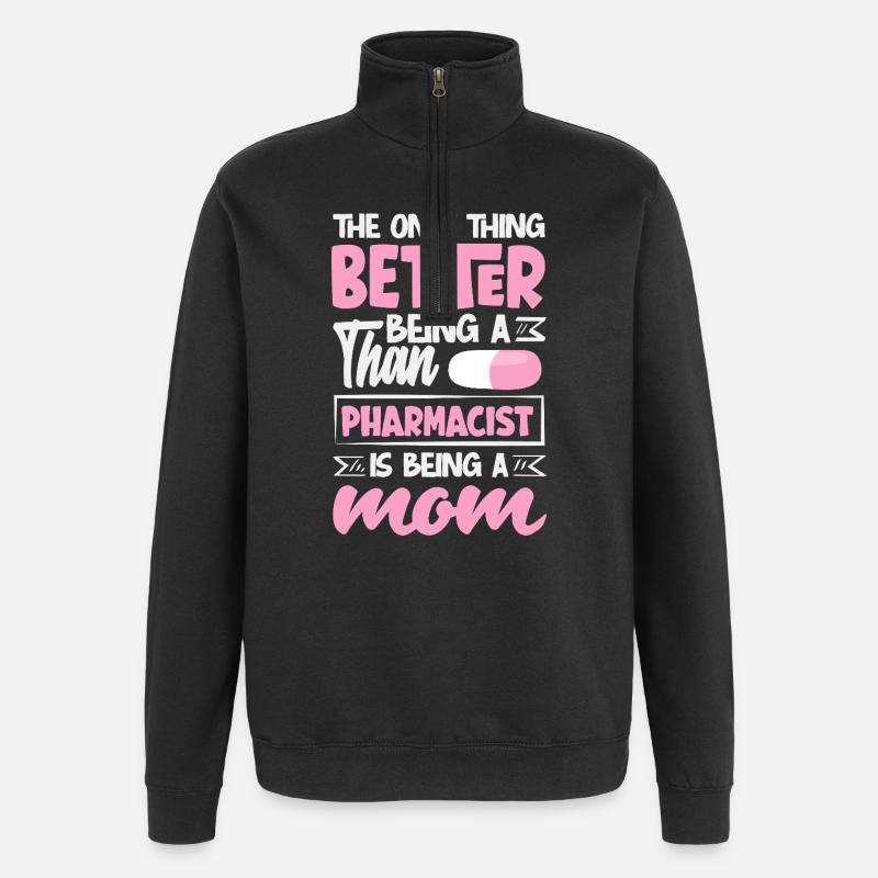 Pharmacien Technicien Pharmaceutique - Sweat à zip 1/4 - noir
