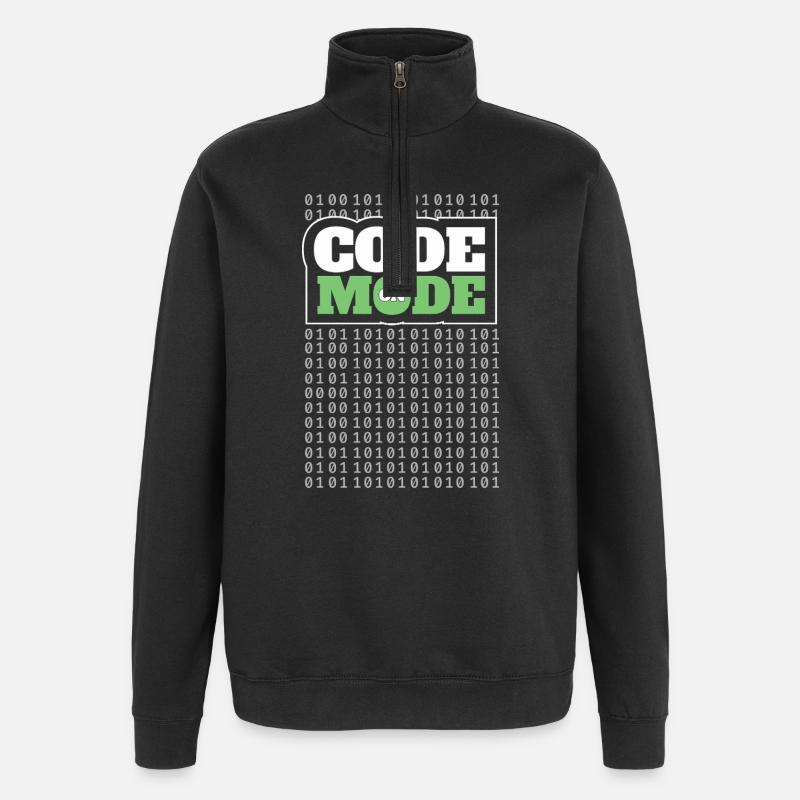Codemodus An – Programmierung von Softwareentwickler Programmierer - Quarter-Zip-Sweatshirt - Schwarz