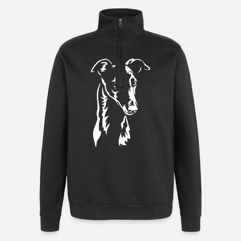 Greyhound "Black Edition" - Quarter-Zip Sweatshirt - black
